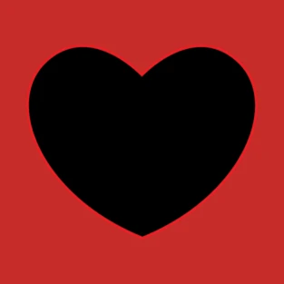 Despair Bears Black Heart Symbol T-Shirt